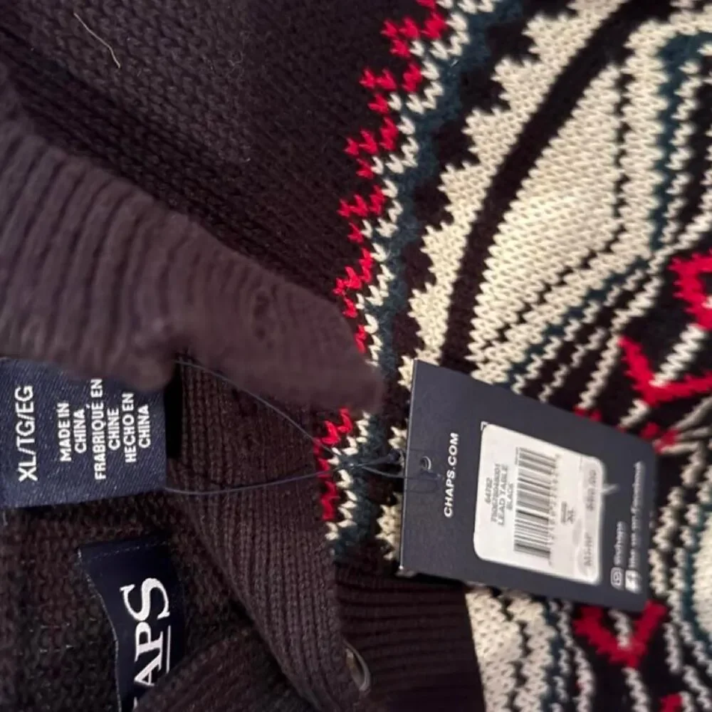 Chaps Men's multi Jumper XL